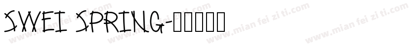 Swei Spring字体转换